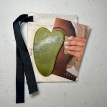 Load image into Gallery viewer, Natural green jade gua sha
